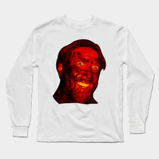 Face And Man Scary Face Long Sleeve T-Shirt